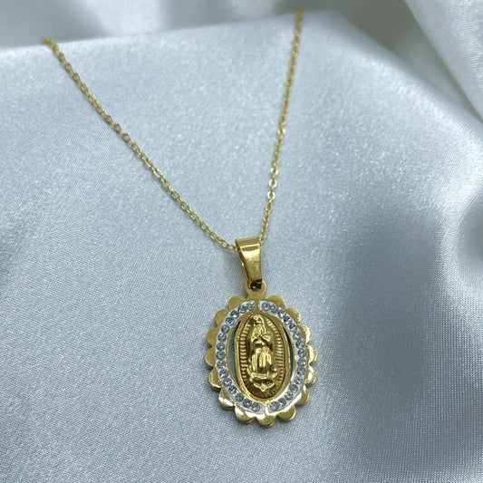 Virgencita Gold Necklace