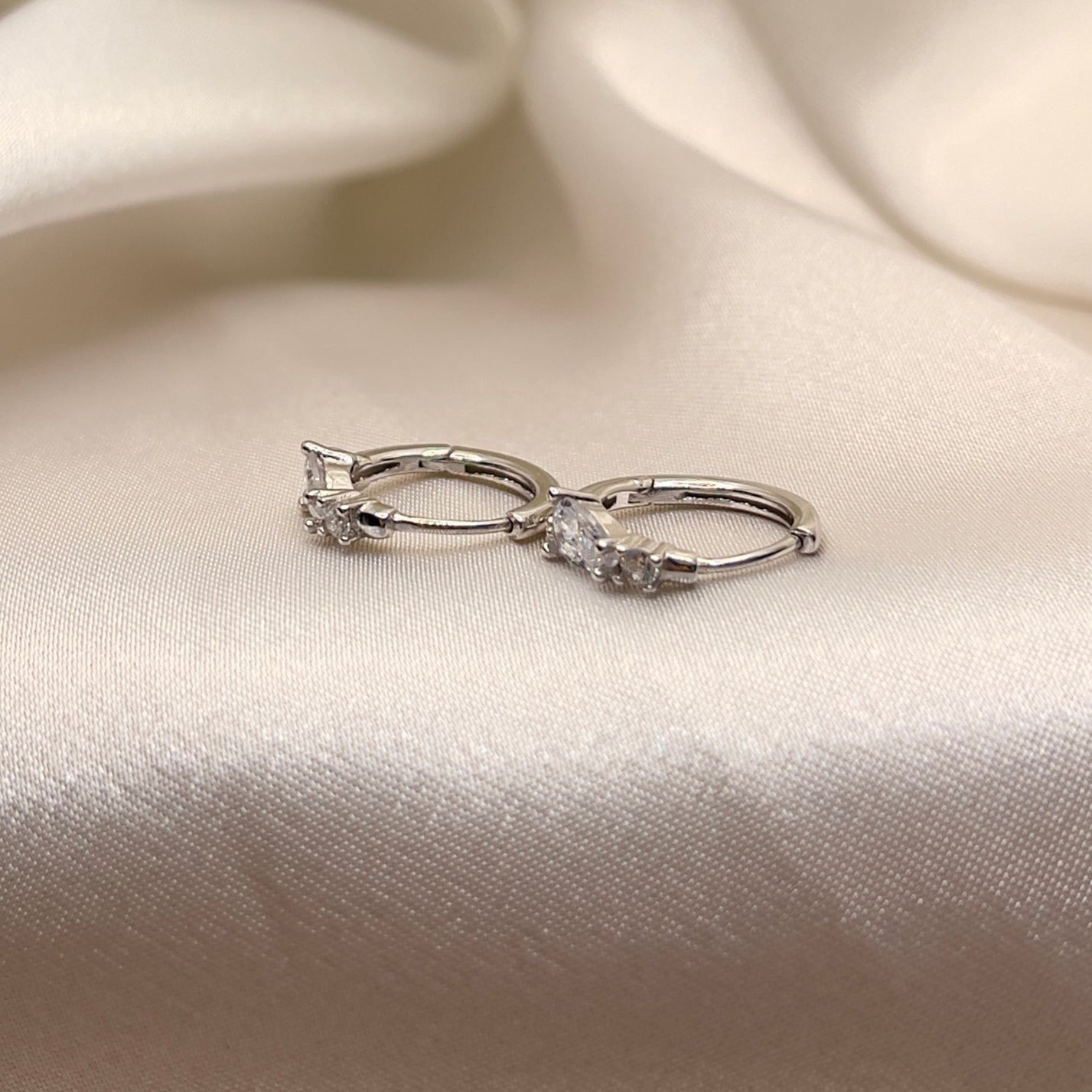 Divine Huggies in Silver