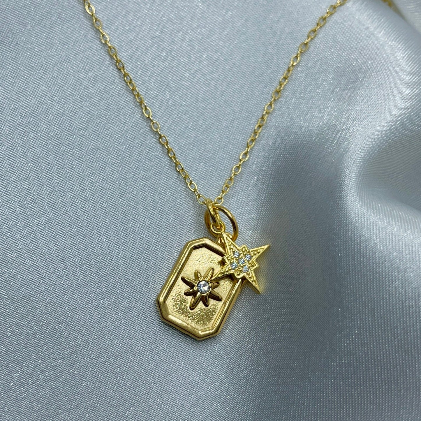 Fallen Star Gold Necklace