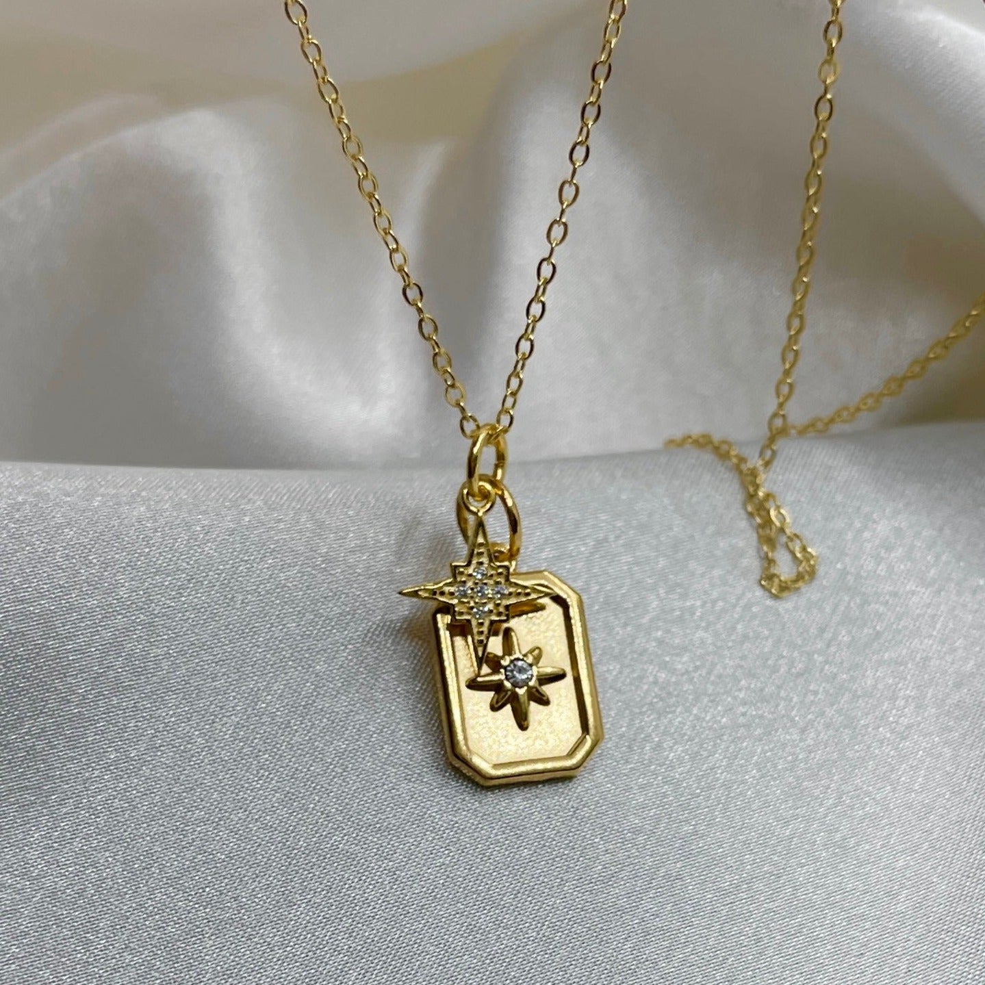 Fallen Star Gold Necklace
