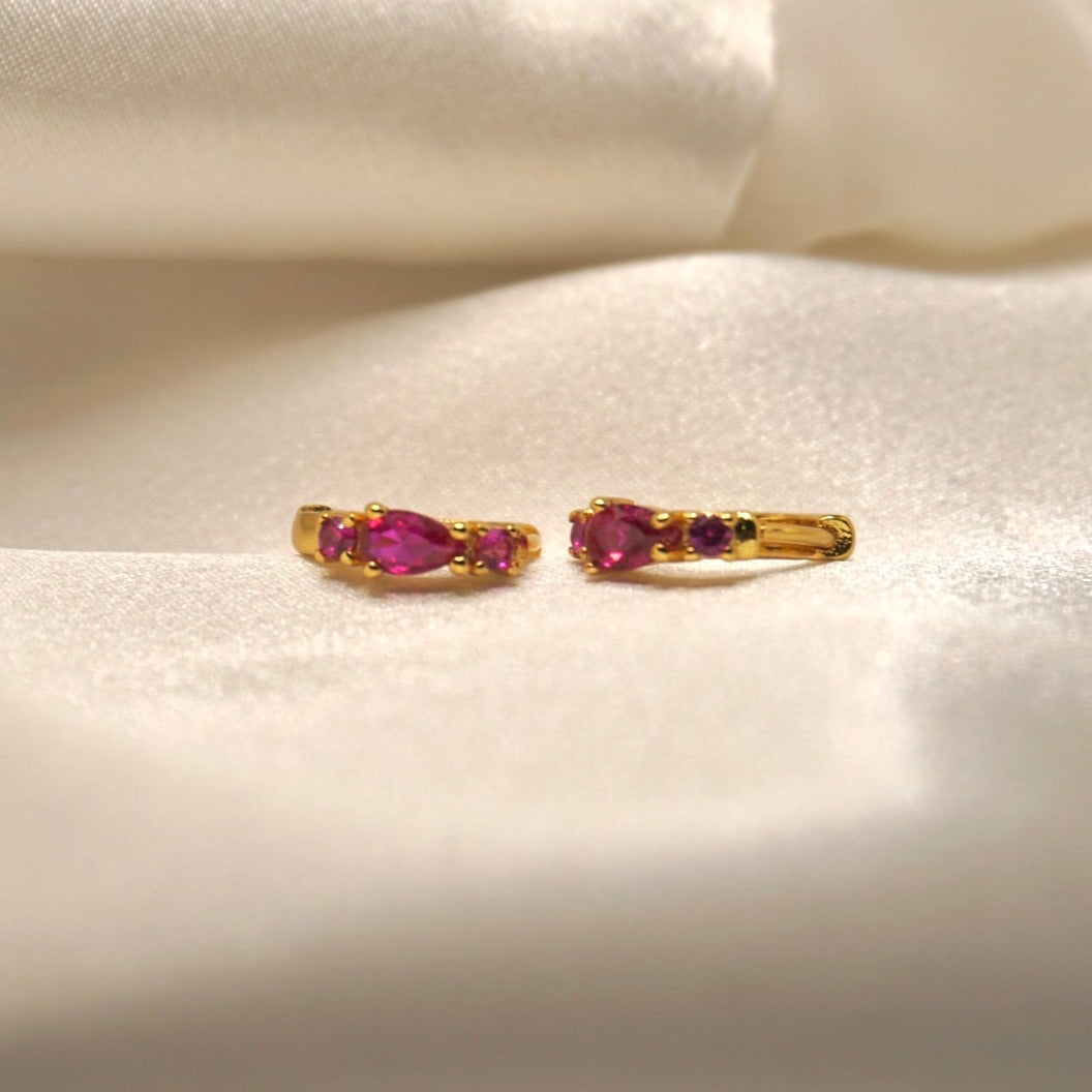 Divine Huggies in Ruby Pink