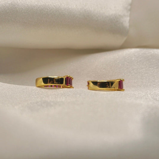 Halo Huggies in Ruby Pink