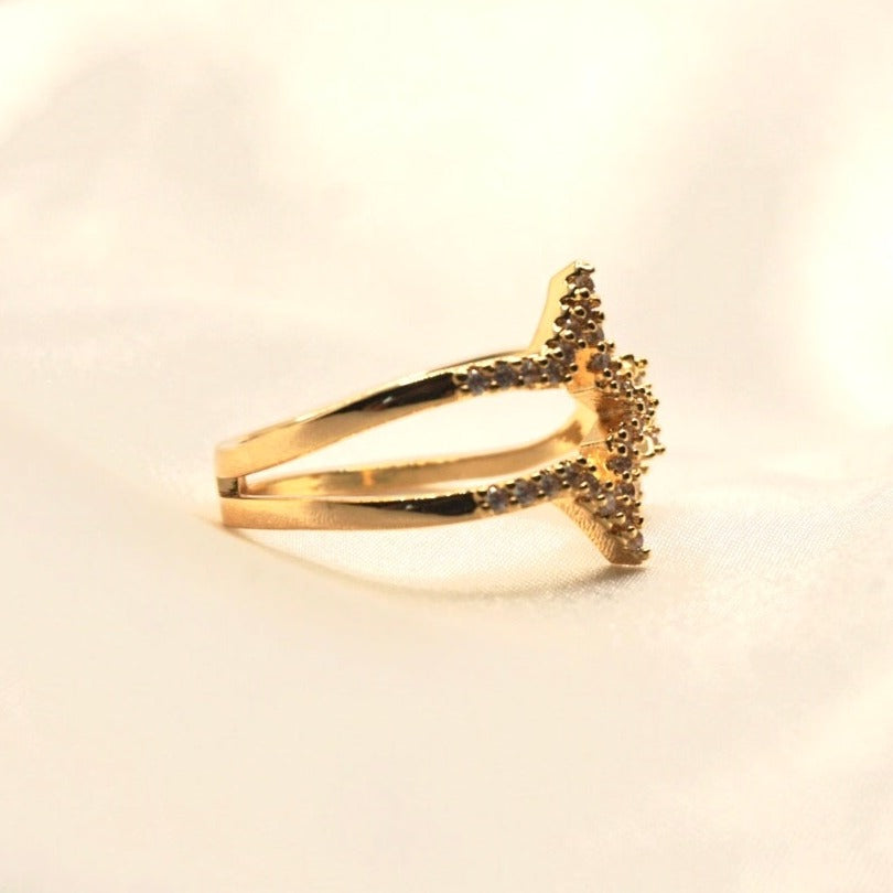 Shooting Star Gold Ring