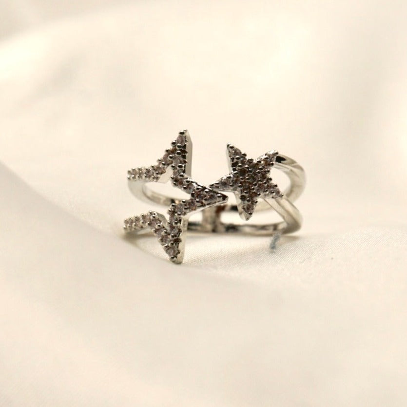 Shooting Star Silver Ring