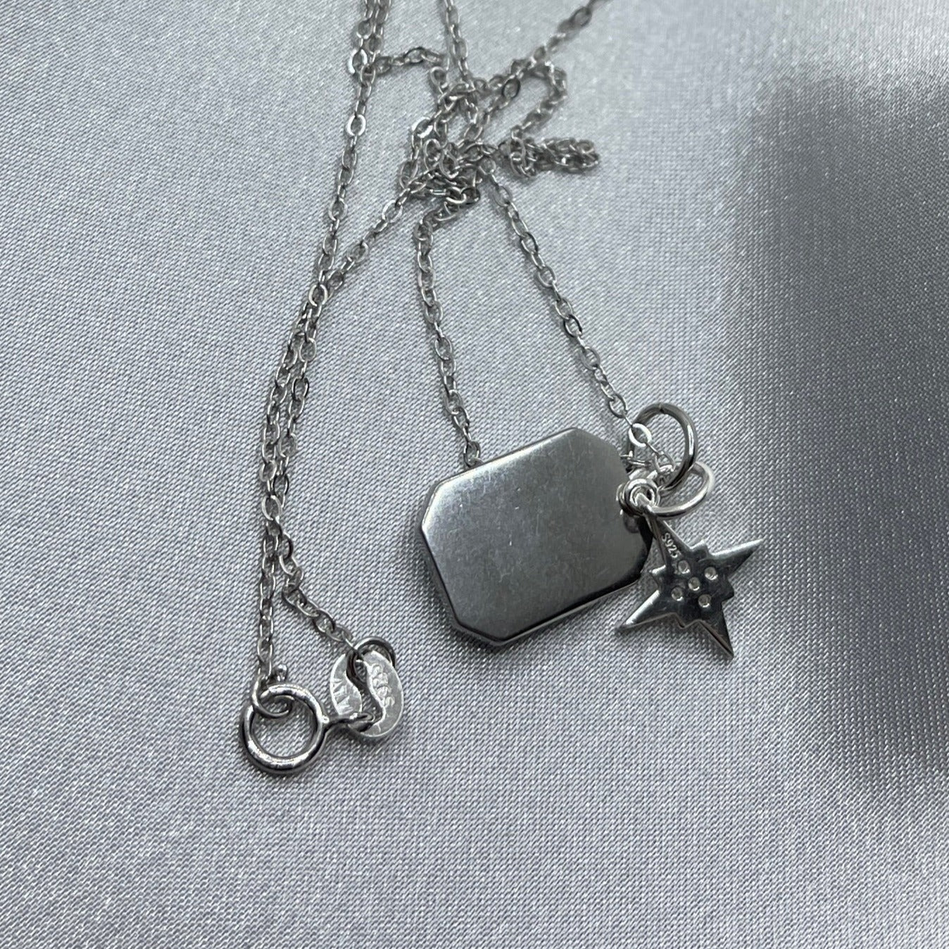 Fallen Star Silver Necklace