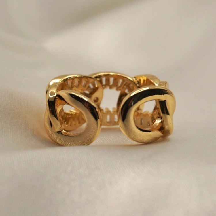 Link Gold Ring