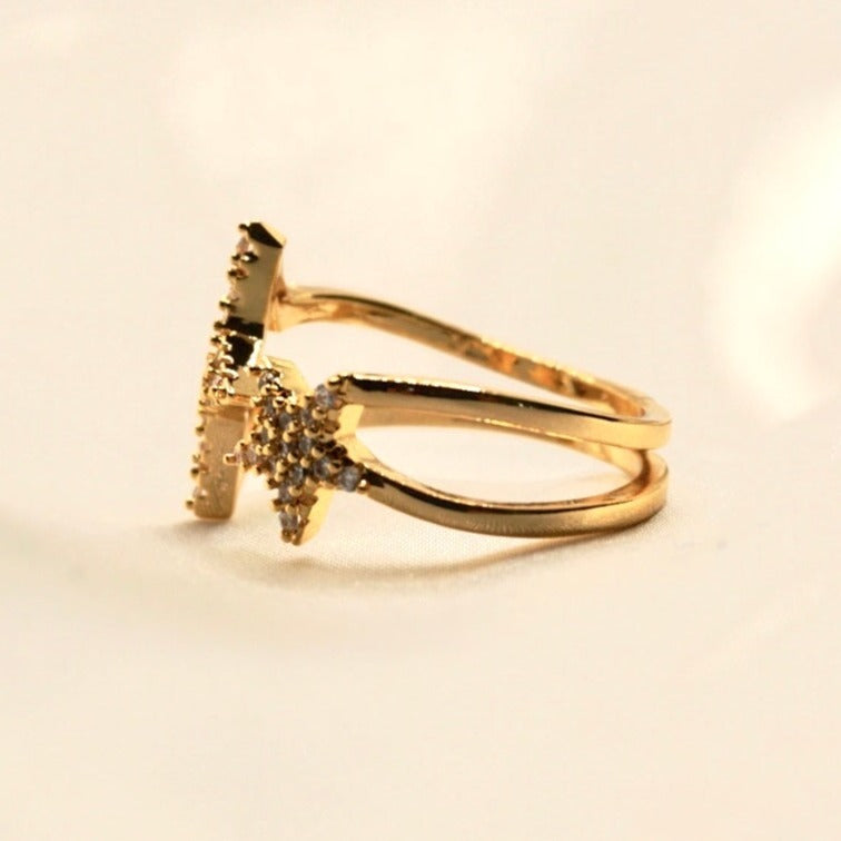 Shooting Star Gold Ring