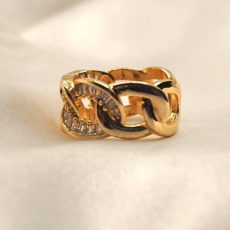 Link Gold Ring