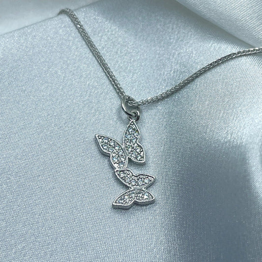 Soulmates Silver Necklace