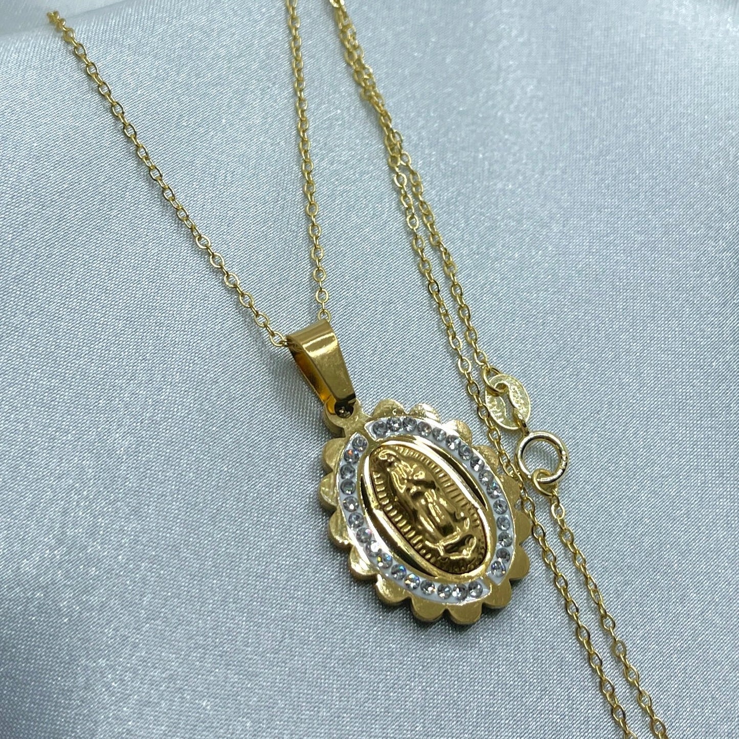 Virgencita Gold Necklace