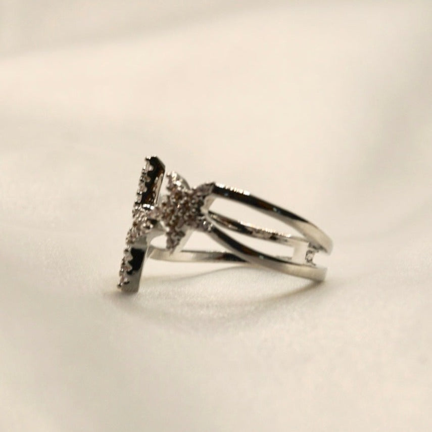 Shooting Star Silver Ring